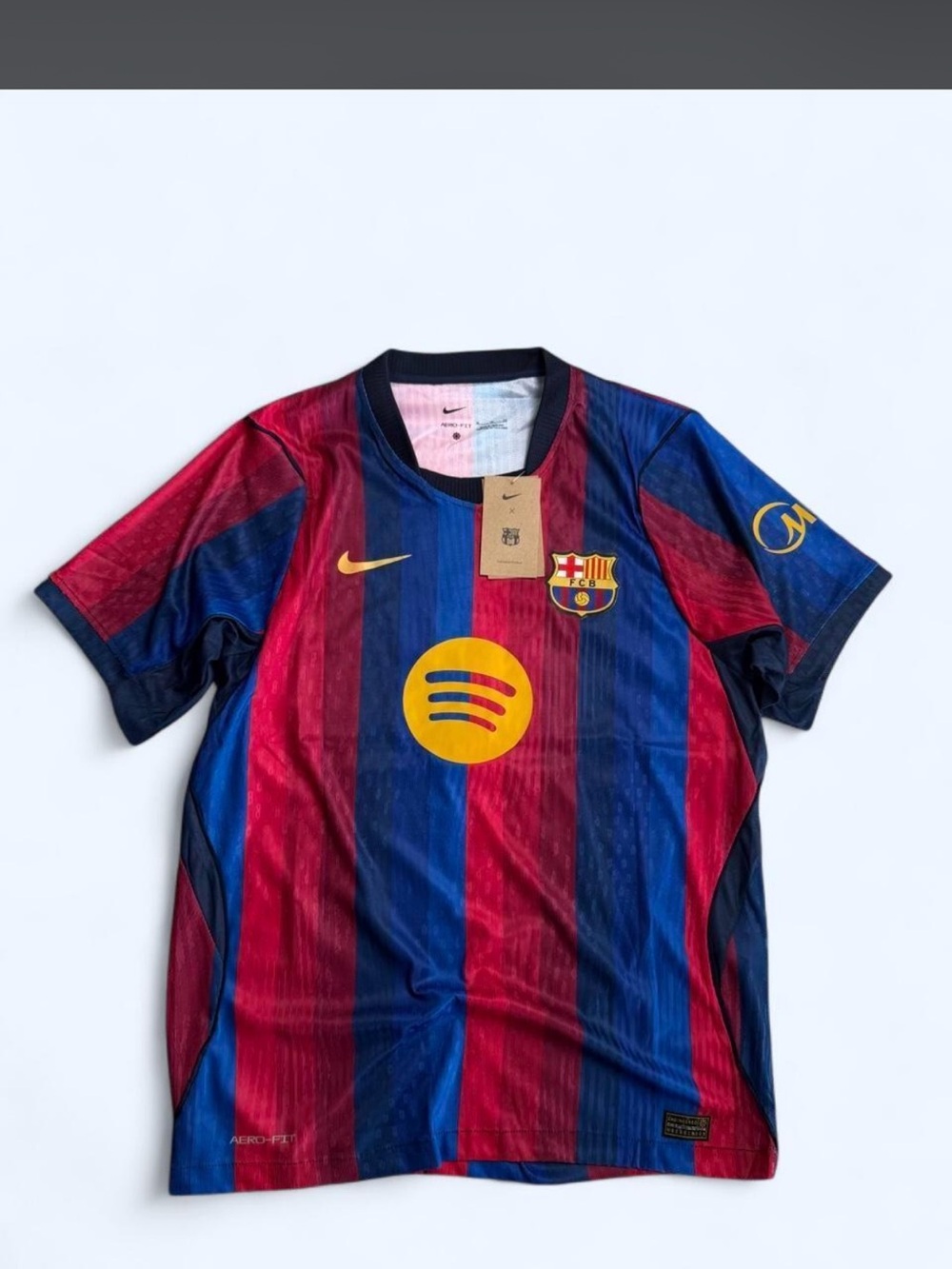 Barcelona men’s Jersey - Red, Blue & Yellow Accents